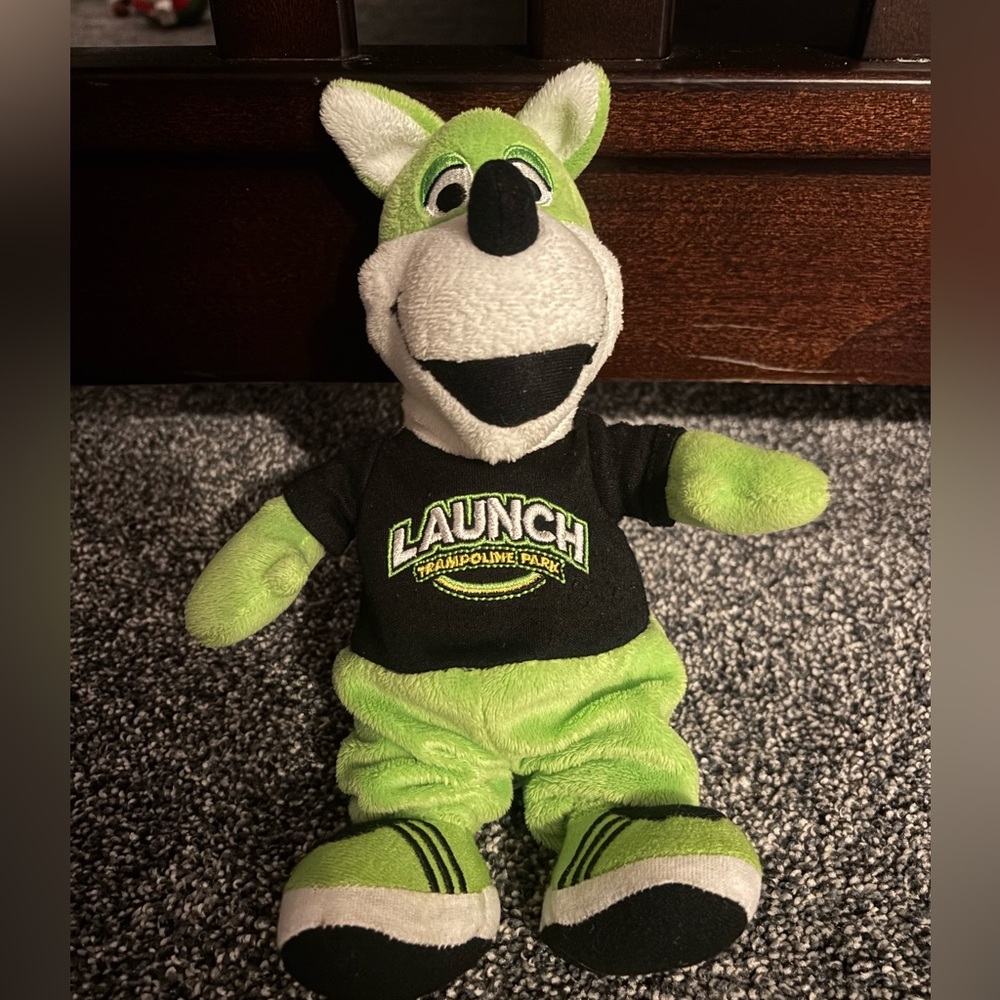Joey plush toy from Launch trampoline park